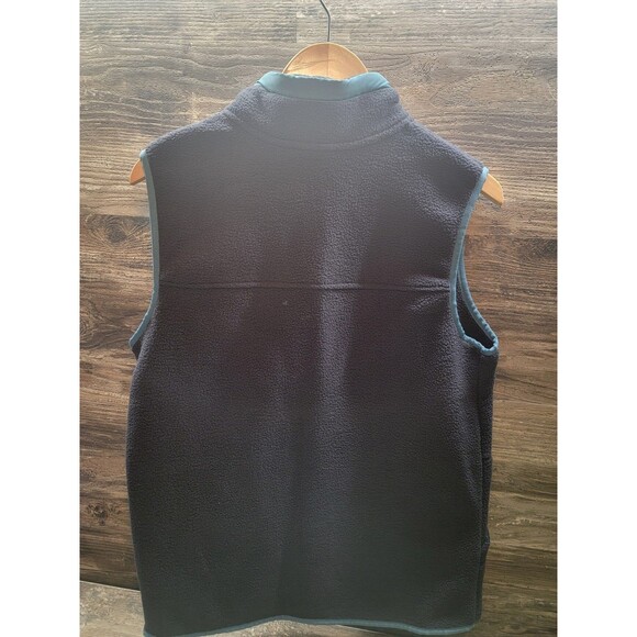 New The North Face Vest Carbondale Fleece Full Zip Layering Blue Size Mens Small - Picture 2 of 4